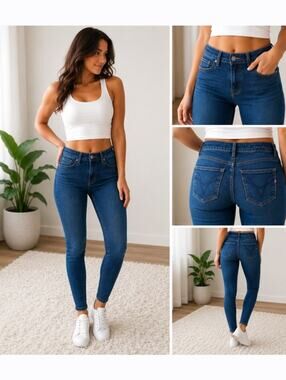 Vigoss Chelsea Skinny Jeans Women's 27 Medium Wash Stretch Denim Mid Rise #10